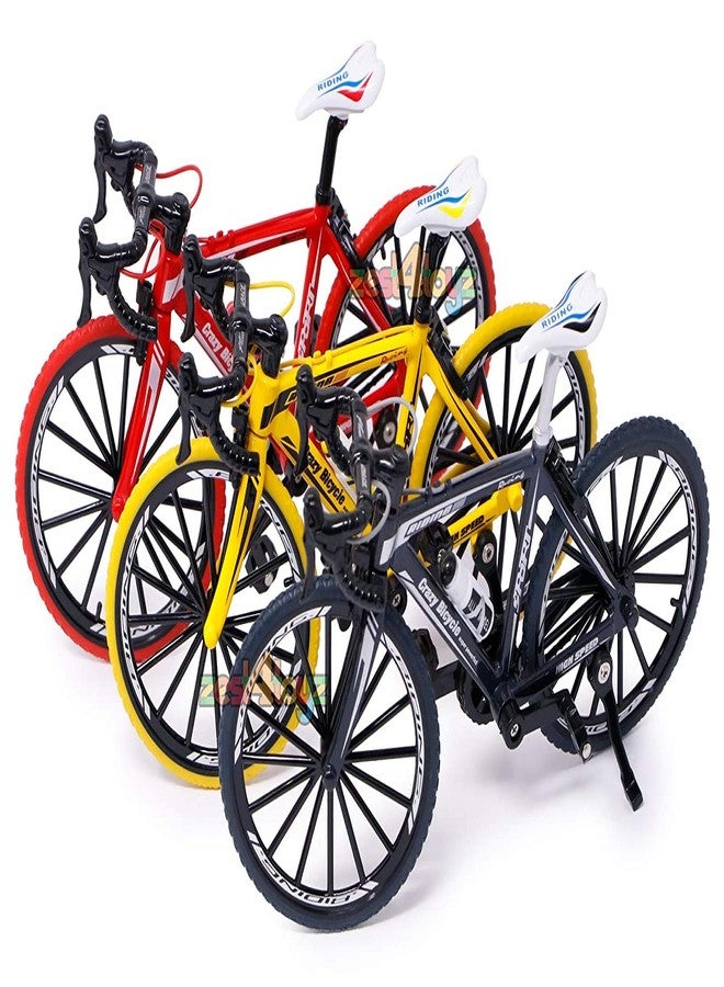 Jet Roy 1:10 Scale?Toy-Miniature? Die-Cast Racing Bicycle Fully Working Model (Colors As Per Stock) (6 Pcs), Kid - Image 3